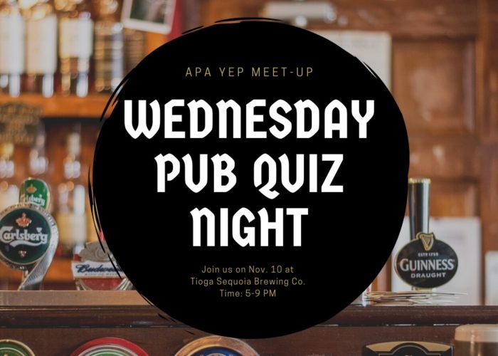 YEP Meet-Up @ the Wednesday Pub Quiz Night