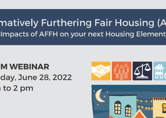 San Joaquin Valley REAP Workshop Series - Affirmatively Furthering Fair Housing