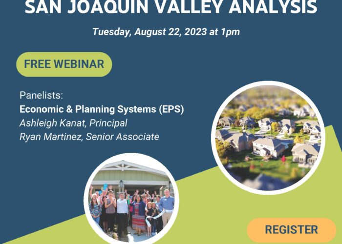 San Joaquin Valley REAP Workshop Series - Inclusionary Housing, SJV Analysis