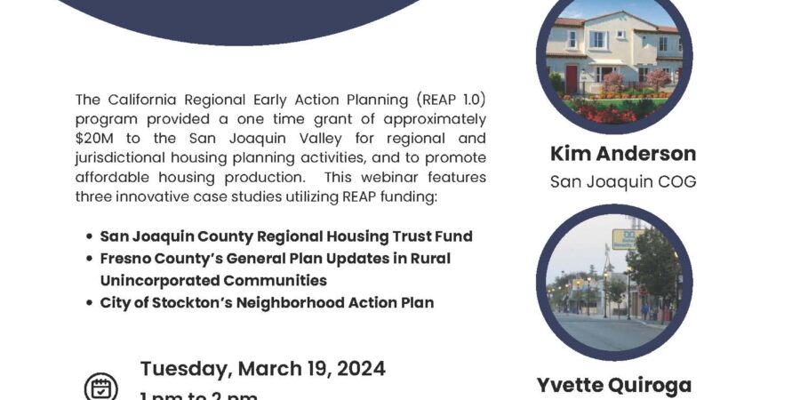San Joaquin Valley REAP Workshop Series – Best of the Valley